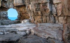 Cave of Locrum Island in Dubrovnik.