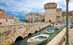 Kastel Gomilica historic island near Split, Dalmatia.