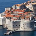 The fortress in Dubrovnik, Croatia.