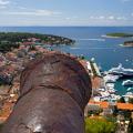 View from fort in Hvar, Croatia.