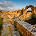 Roman ampitheater ruins in Split, Croatia. 