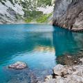 Blue lake in Split, Croatia.