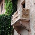 Juliet's balcony in Verona, Italy. 