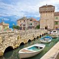Kastel Gomilica historic island near Split, Dalmatia.