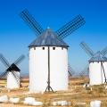 spain toledo white windmills of consuegra