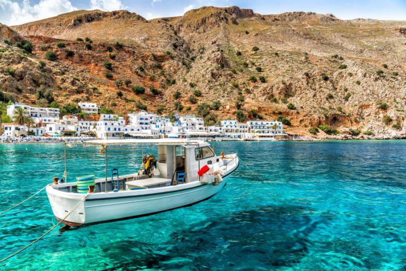 Loutro in Crete, Greece. Credit: Shutterstock. 