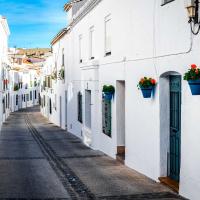 spain andalusia street of white houses