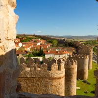 spain avila medieval city walls